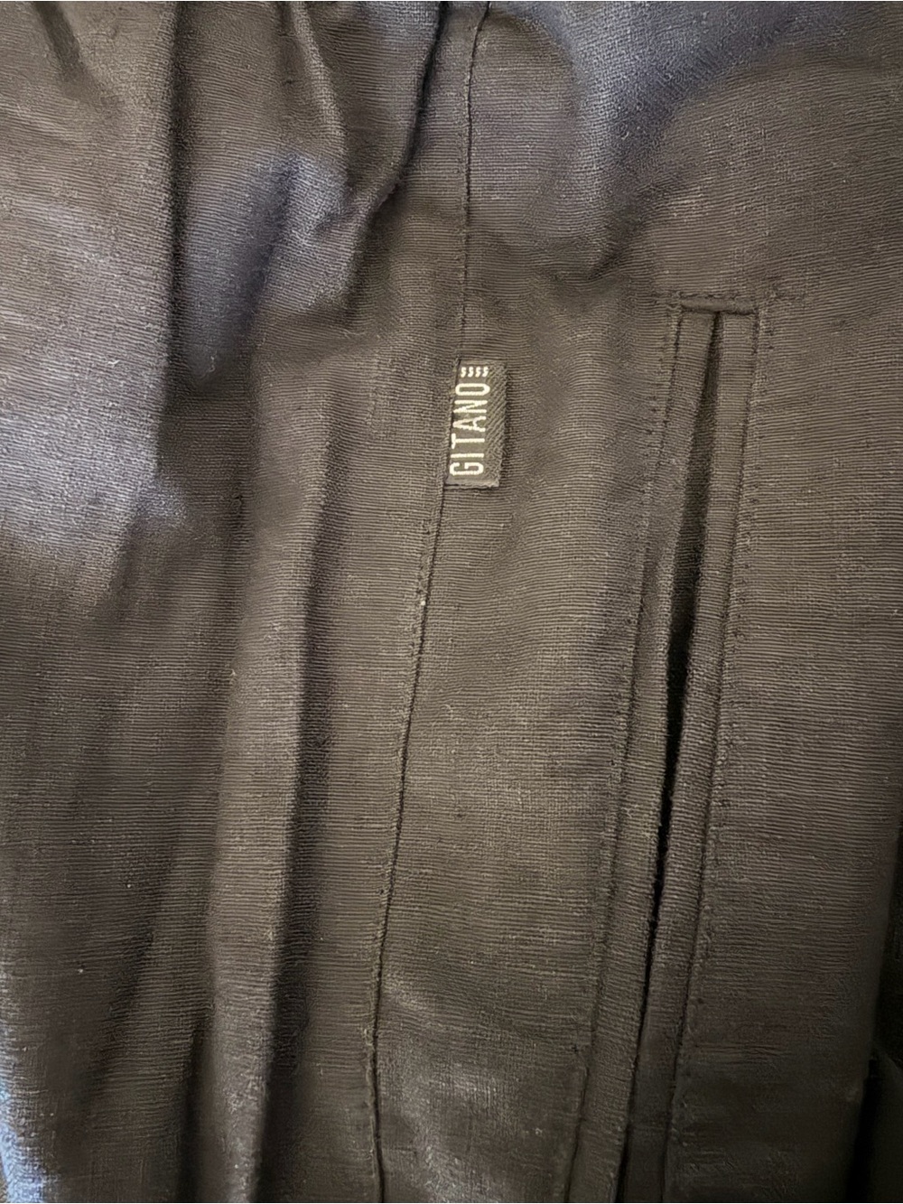 Vintage Gitano High Waist Tapered Ramie
Cotton Pants Black 16 EUC - Picture 8 of 12